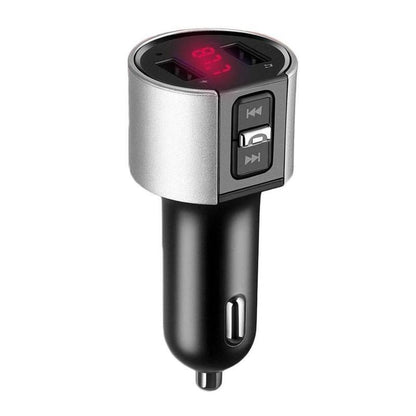 Auto Bluetooth FM Transmitter Met 2 Oplaadpoorten