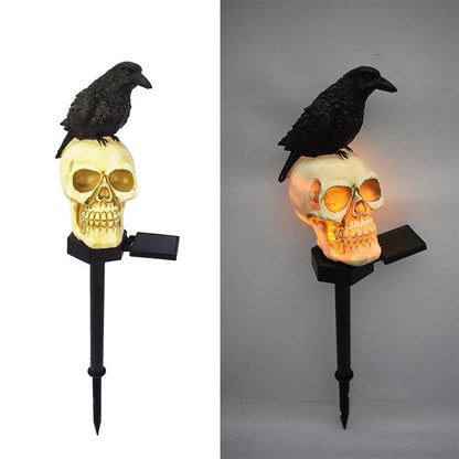 Halloween Schedel Kraai Lamp